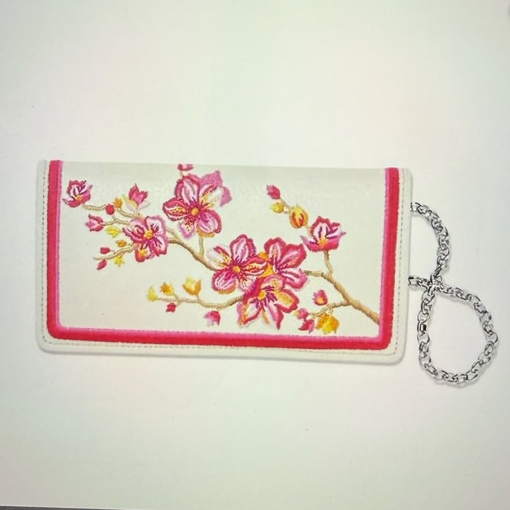 BRIGHTON  Women's Kyoto in Bloom Sakura Rockmore Wallet. NWT * Rare Find